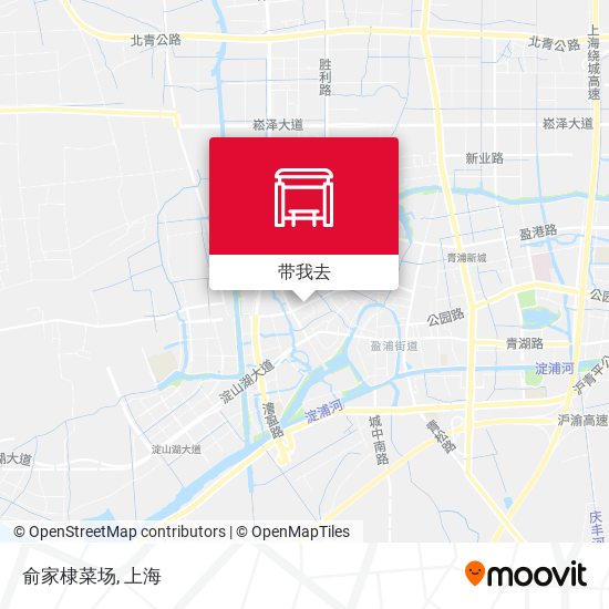 俞家棣菜场地图