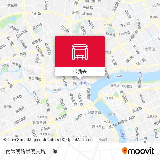 南崇明路崇明支路地图