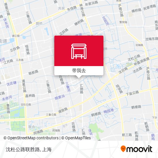 沈杜公路联胜路地图