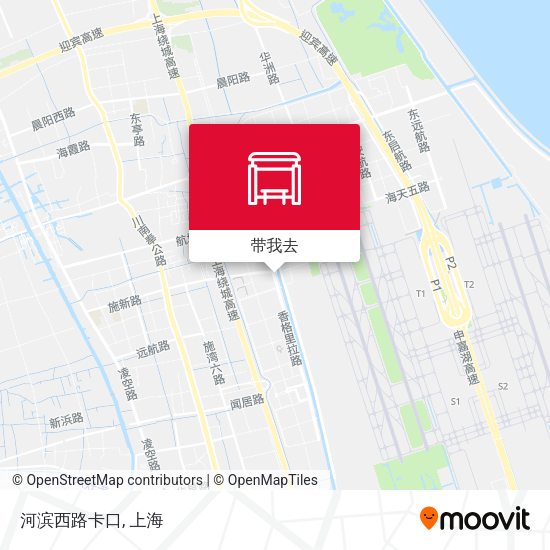河滨西路卡口地图