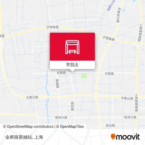 金桥路新姚站地图