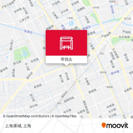 上海康城地图