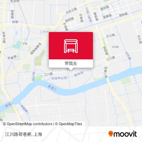 江川路荷巷桥地图