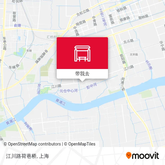 江川路荷巷桥地图