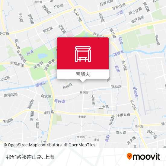 祁华路祁连山路地图