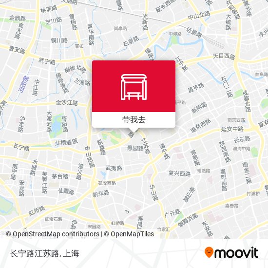 长宁路江苏路地图