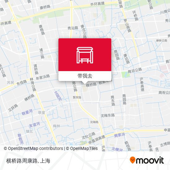 横桥路周康路地图
