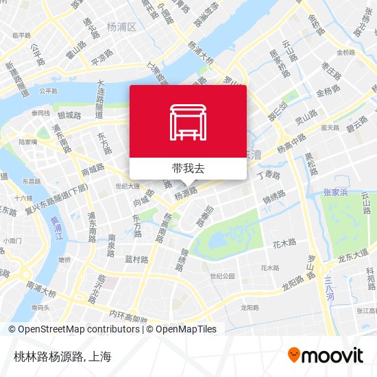 桃林路杨源路地图