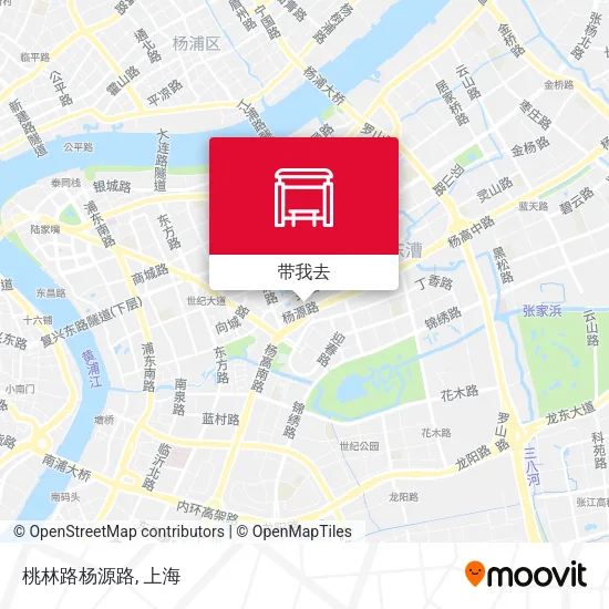 桃林路杨源路地图