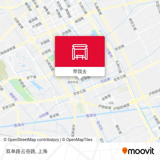 双单路云谷路地图