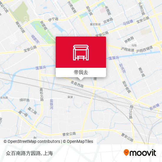 众百南路方园路地图