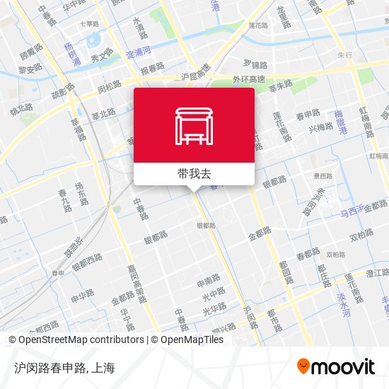 沪闵路春申路地图