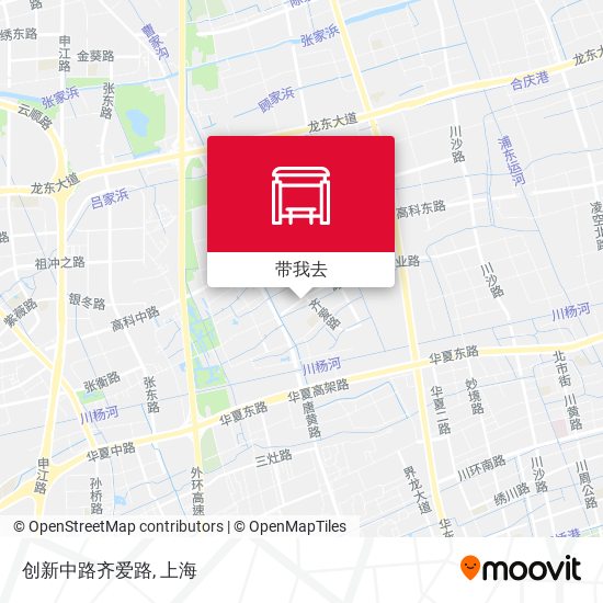 创新中路齐爱路地图