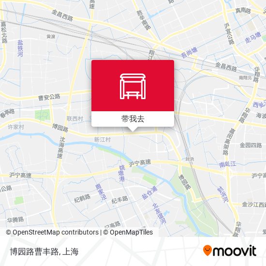 博园路曹丰路地图