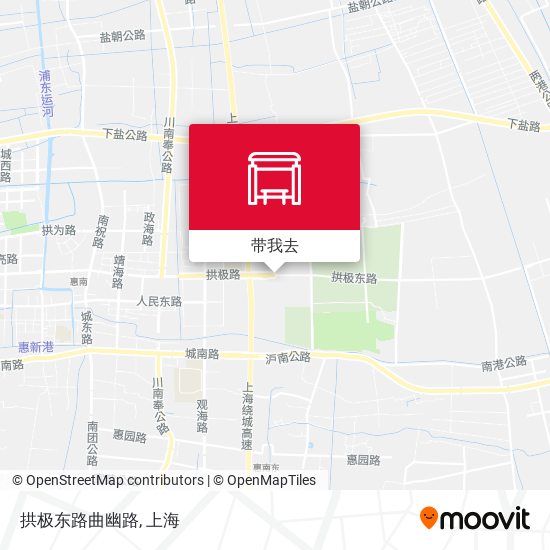 拱极东路曲幽路地图