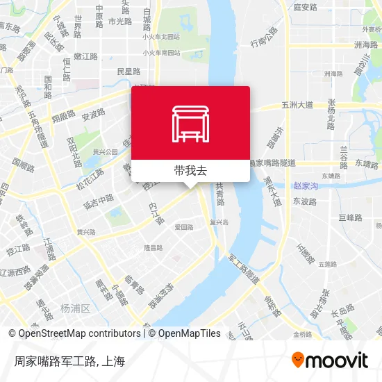 周家嘴路军工路地图