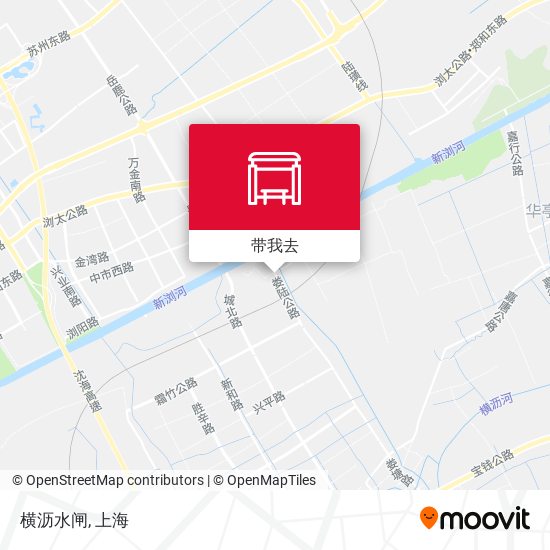 横沥水闸地图
