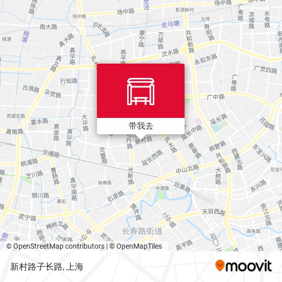 新村路子长路地图