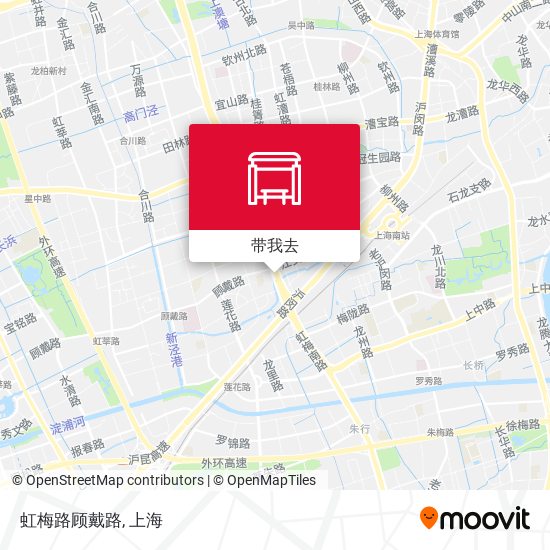 虹梅路顾戴路地图