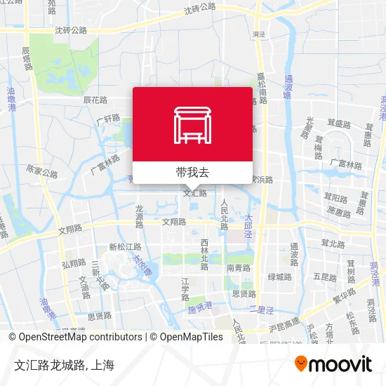 文汇路龙城路地图