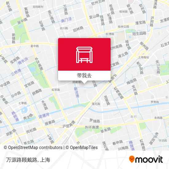 万源路顾戴路地图