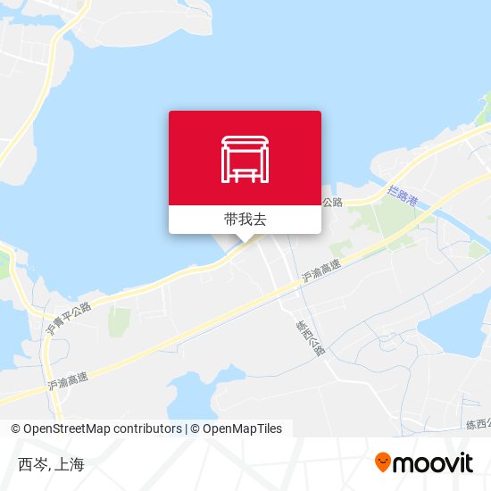 西岑地图