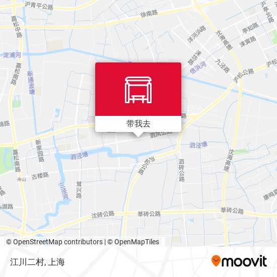 江川二村地图