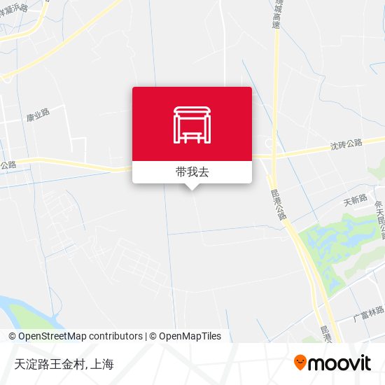 天淀路王金村地图