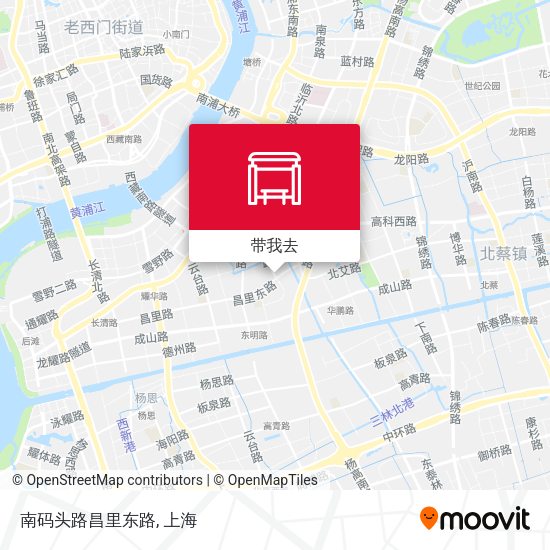 南码头路昌里东路地图