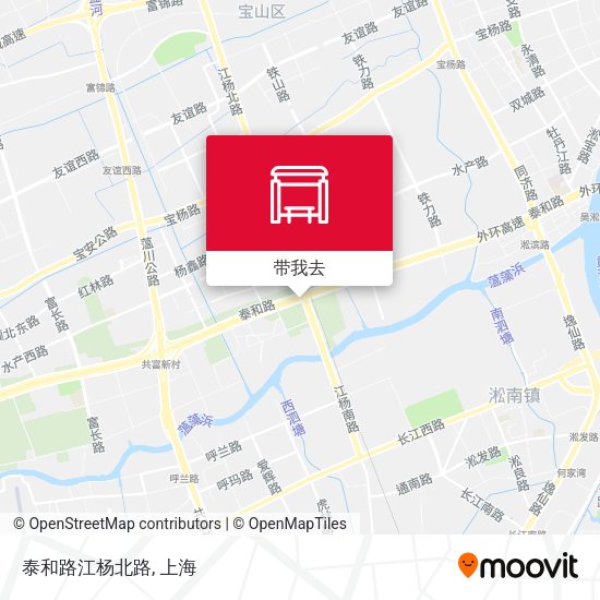 泰和路江杨北路地图