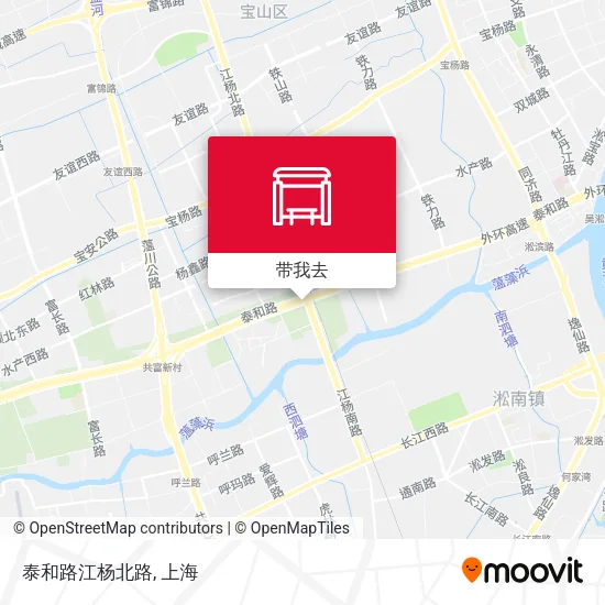 泰和路江杨北路地图