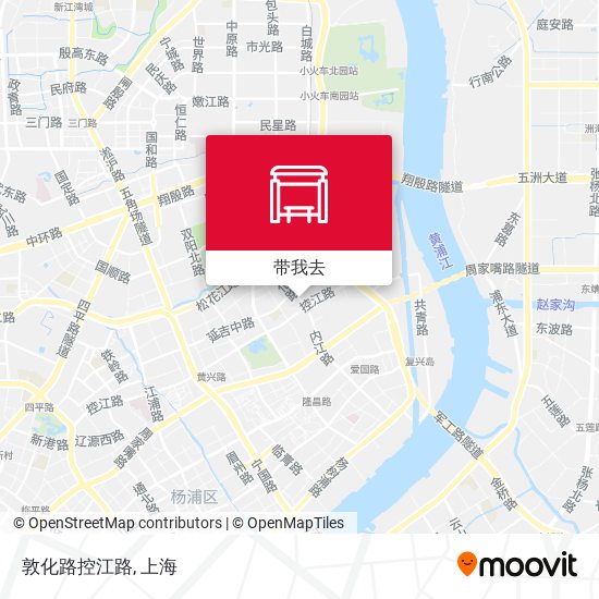 敦化路控江路地图