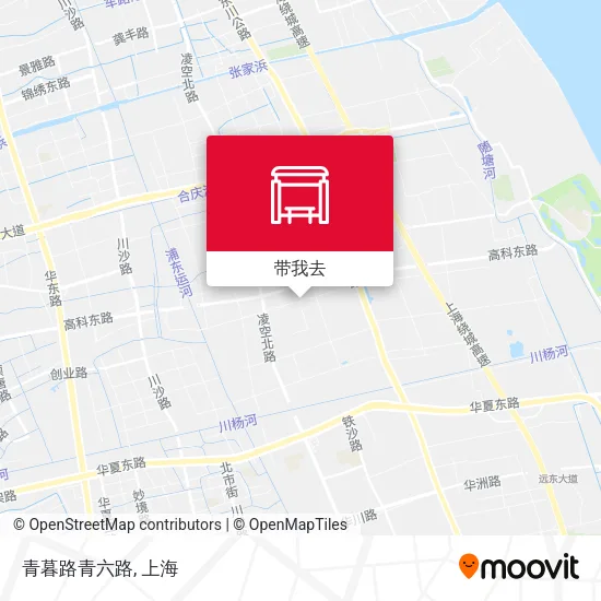 青暮路青六路地图