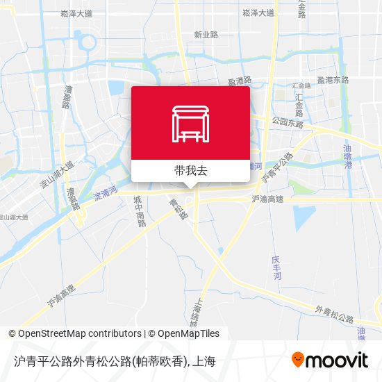 沪青平公路外青松公路(帕蒂欧香)地图