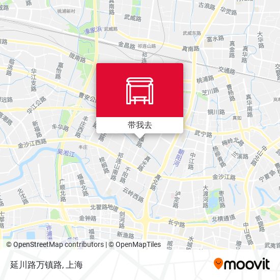 延川路万镇路地图