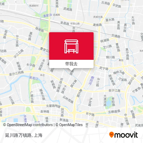 延川路万镇路地图