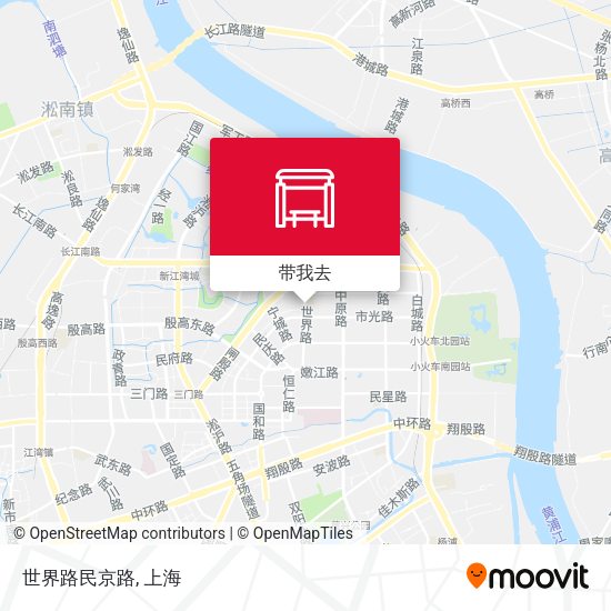 世界路民京路地图