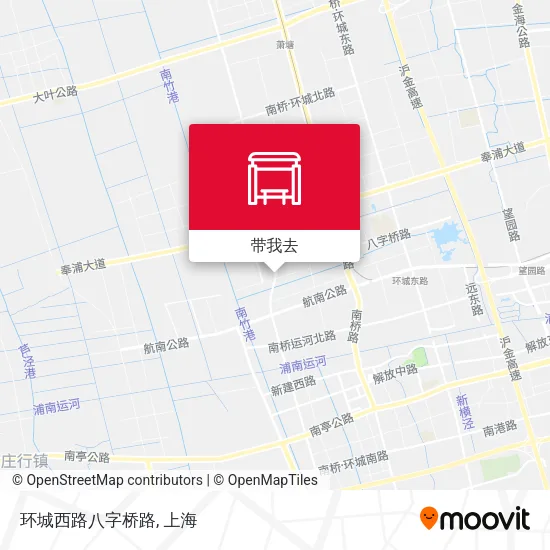 环城西路八字桥路地图