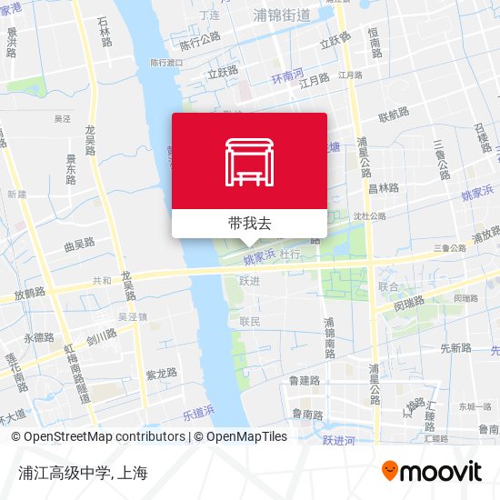 浦江高级中学地图