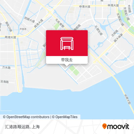 汇港路顺运路地图