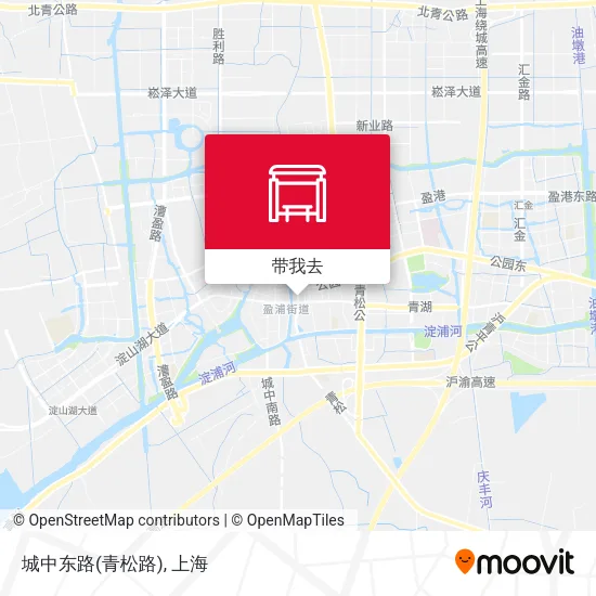 城中东路(青松路)地图