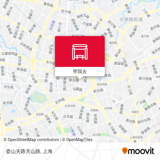 娄山关路天山路地图
