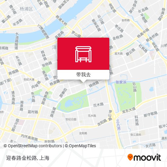 迎春路金松路地图