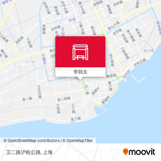 卫二路沪杭公路地图