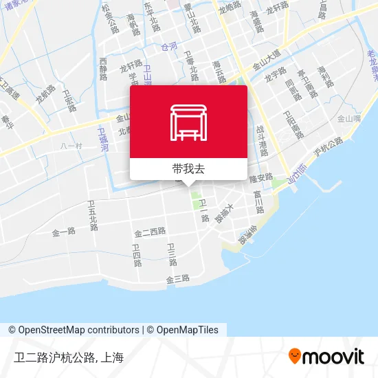 卫二路沪杭公路地图