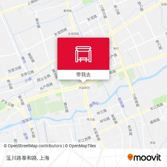 蕰川路泰和路地图
