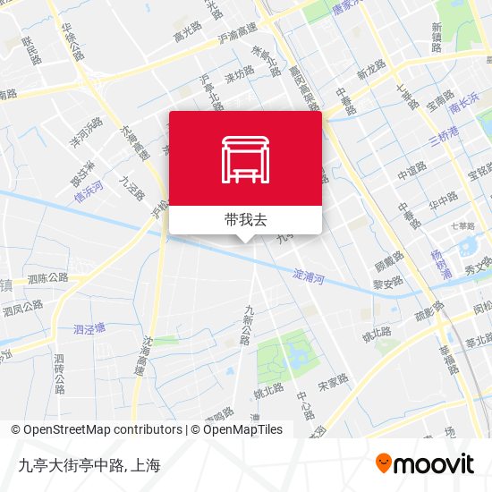 九亭大街亭中路地图