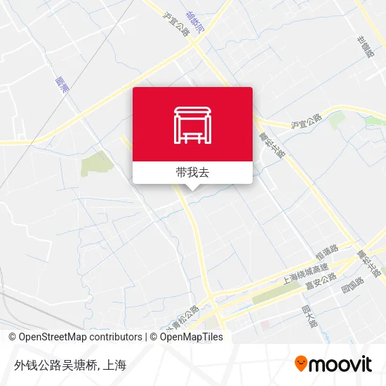 外钱公路吴塘桥地图