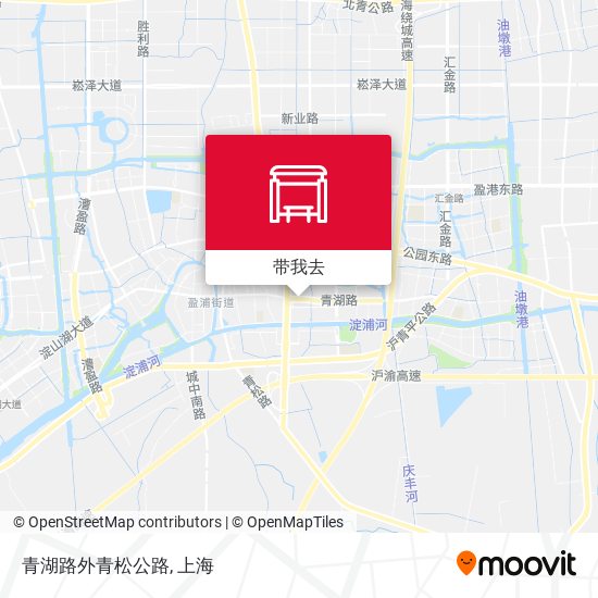 青湖路外青松公路地图