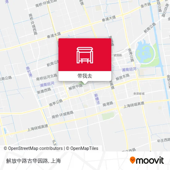 解放中路古华园路地图